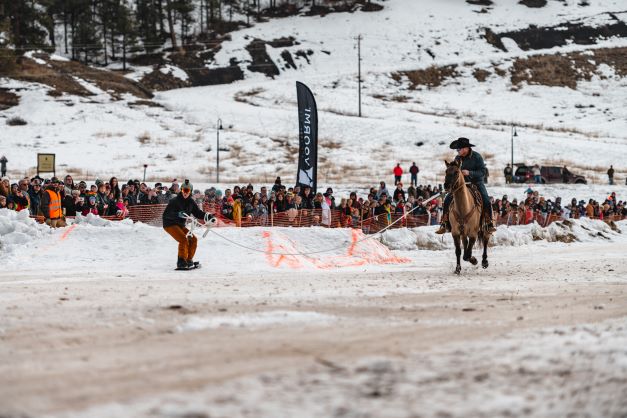 Skijoring: Blending Wranglers and Skis