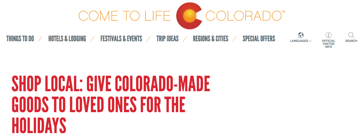 Colorado.com features VOORMI