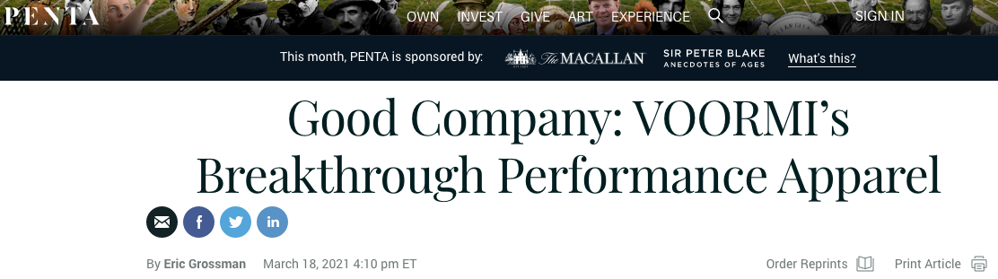 Barron's Penta Features VOORMI