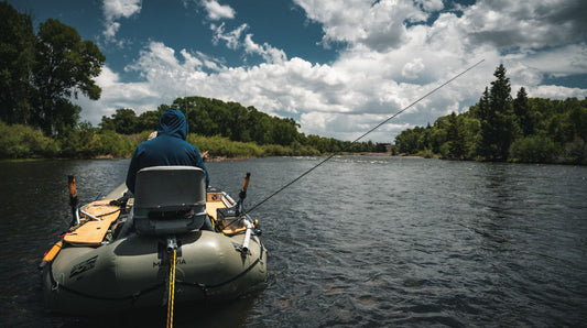 VOORMI picture of a boat and someone fishing from it