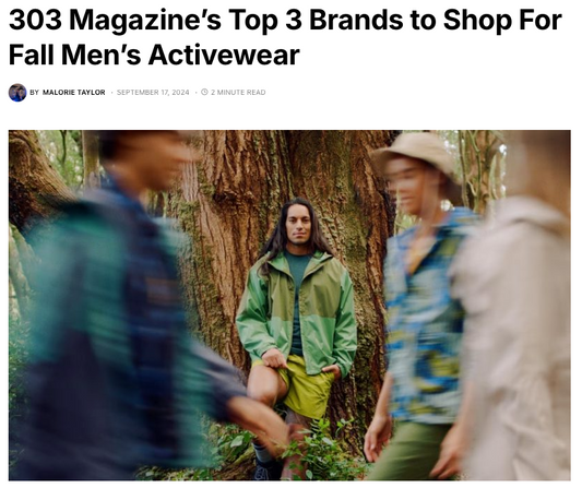 303 Magazine Top 3 Brands to Shop For Fall Men's Activewear